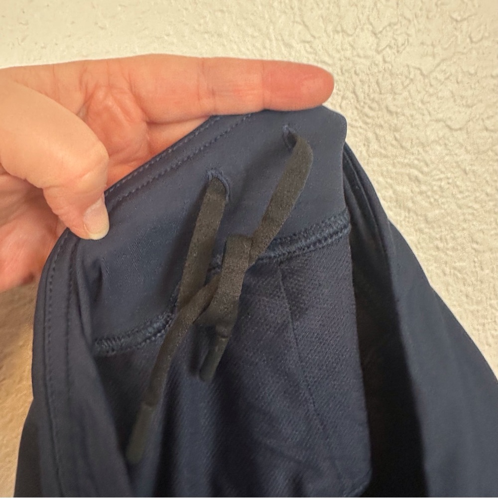 Lululemon Navy Pull On Drawstring Cargo Pants Str… - image 8